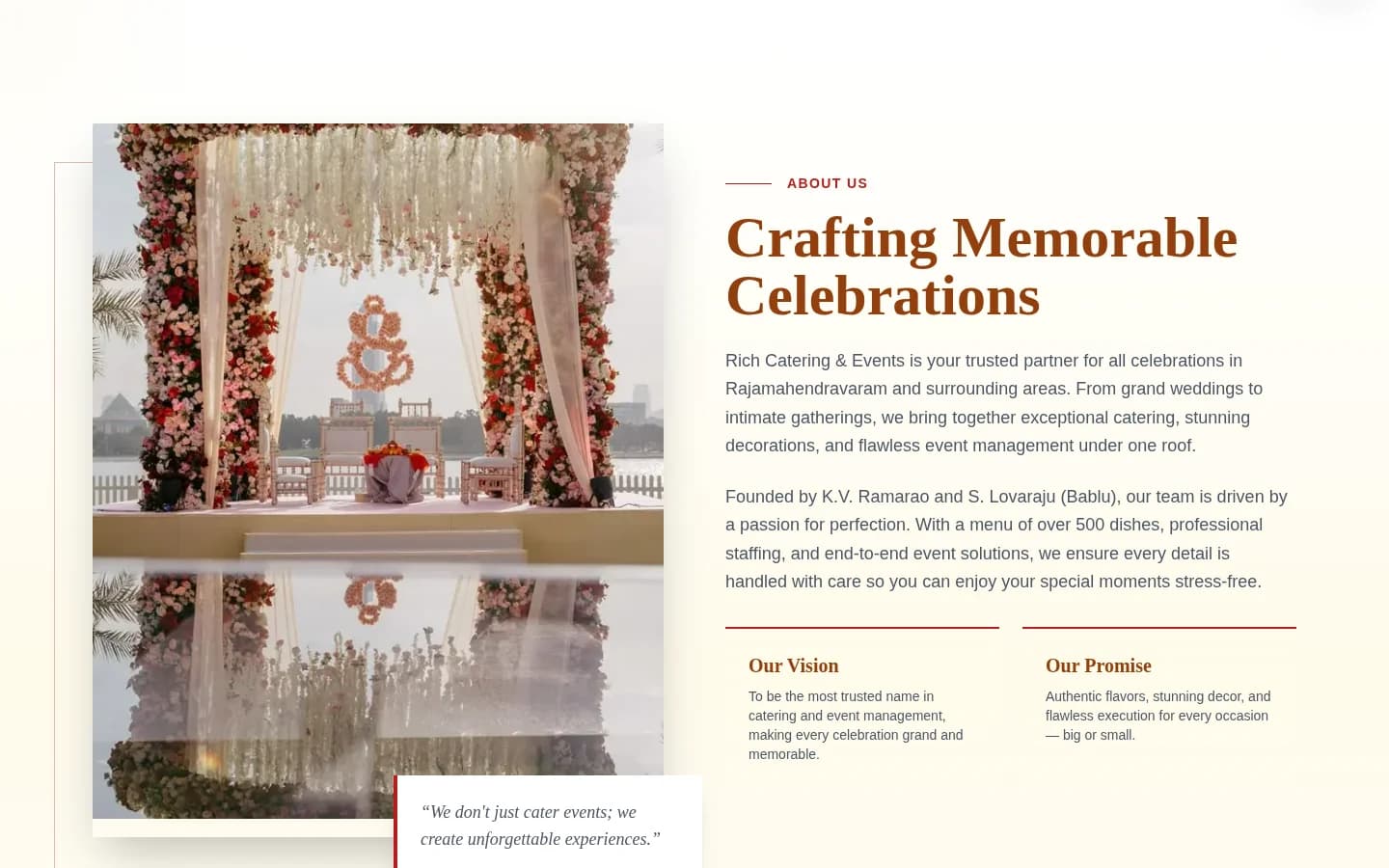 Events and Catering screenshot 1