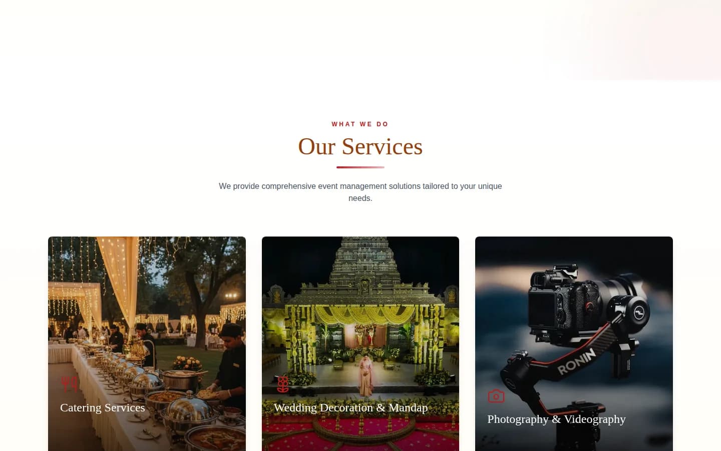 Events and Catering screenshot 2